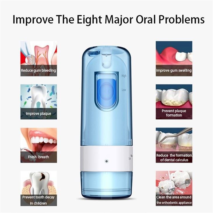 Přenosný zubní vodní flossing